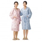 지지미 꽃나염 가운
